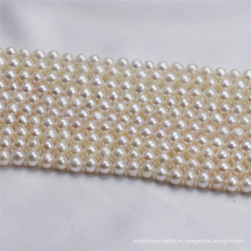 5mm AA baratos Wholsesale Precio Natural Pearl String Designs